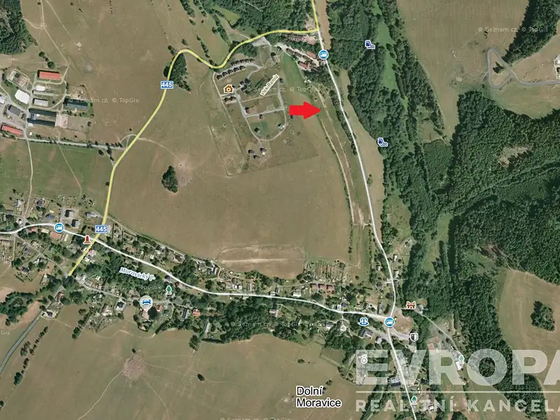 Prodej stavebního pozemku 759 m², Dolní Moravice – náhled fotky 1