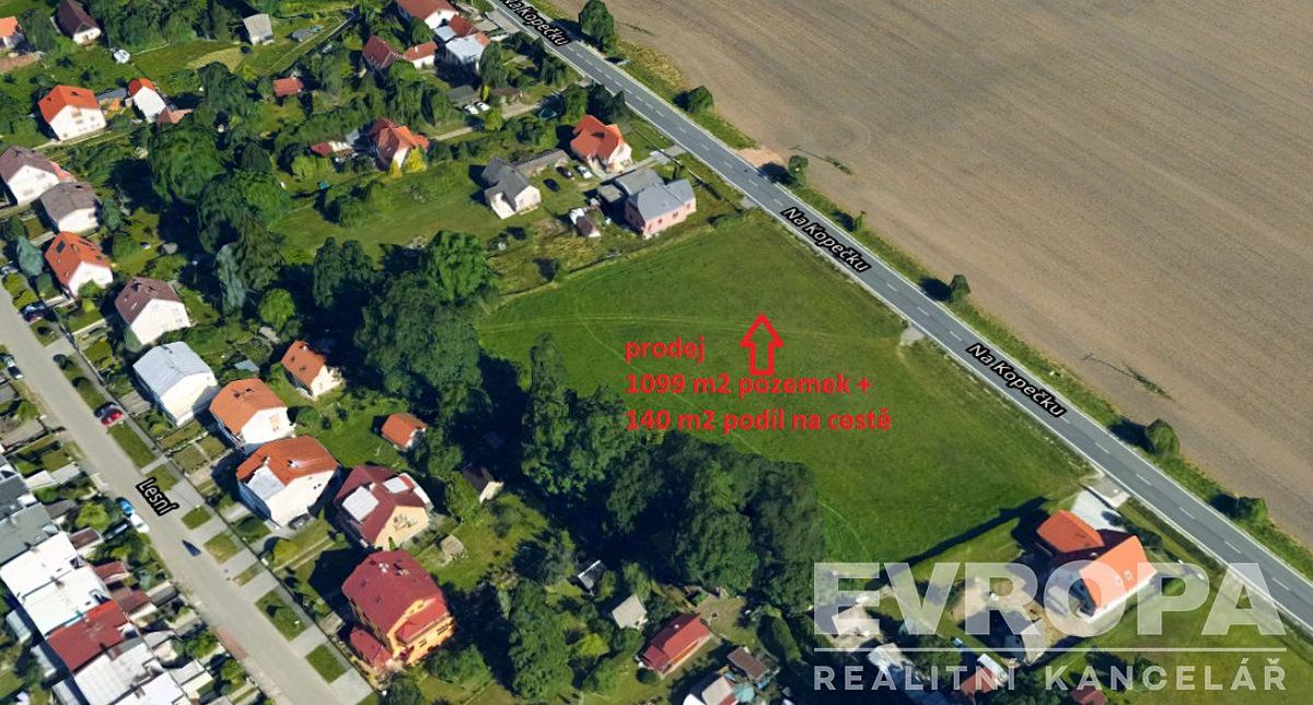 Prodej stavebního pozemku 1099 m², Třeboň – fotka 1 z 3
