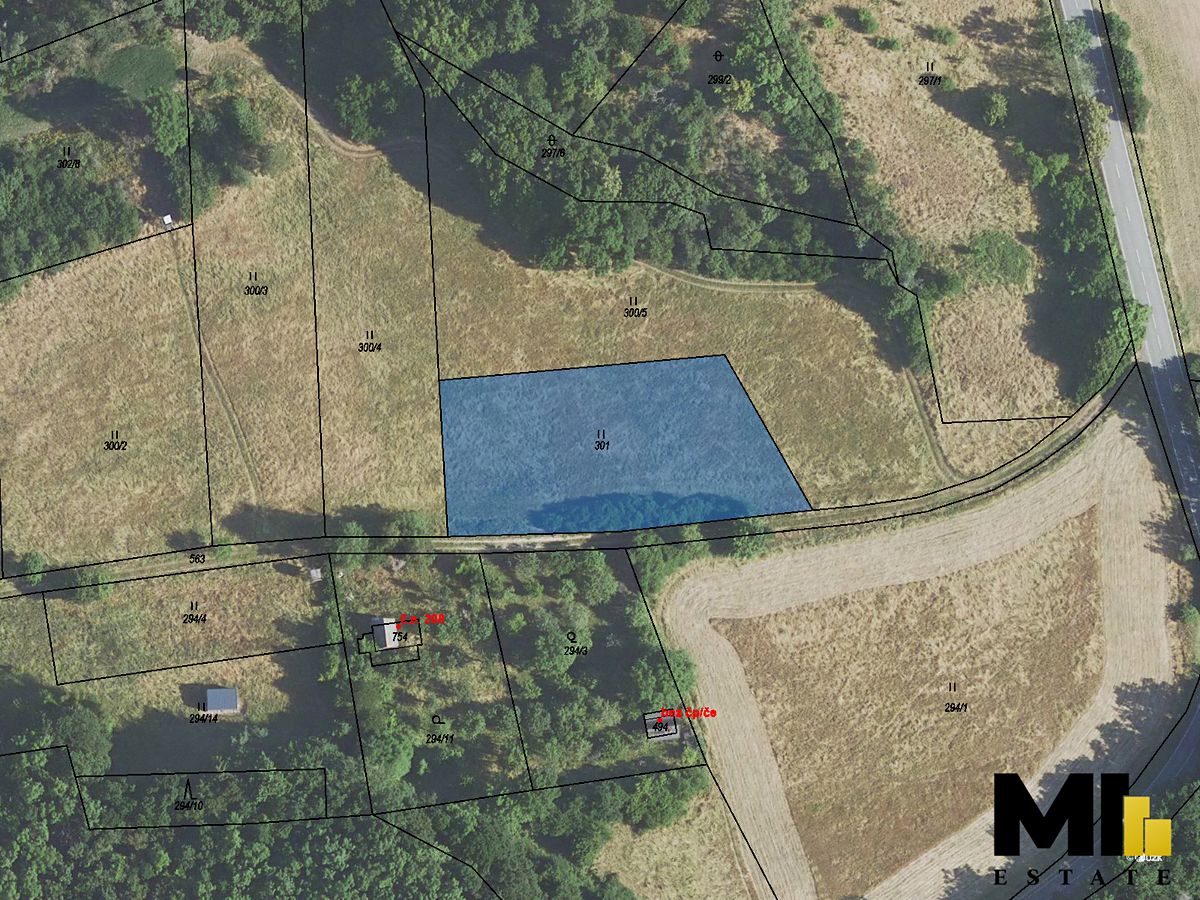 Prodej louky 2285 m², Roztoky – fotka 1 z 3
