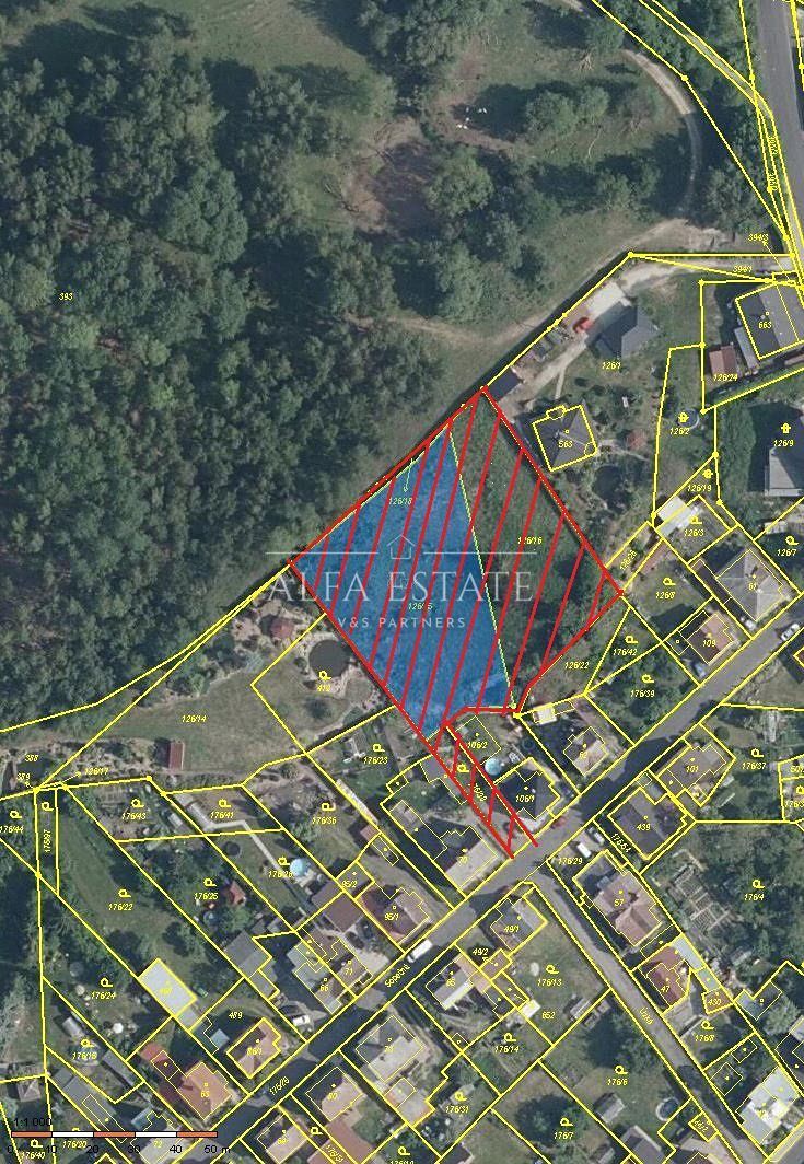 Prodej stavebního pozemku 3736 m²