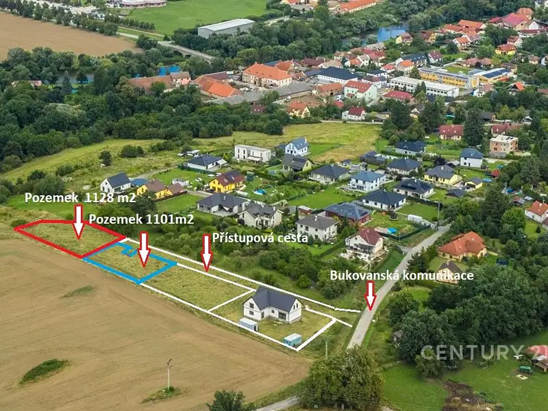 Prodej stavebního pozemku 1128 m², Poříčí nad Sázavou – náhled fotky 2