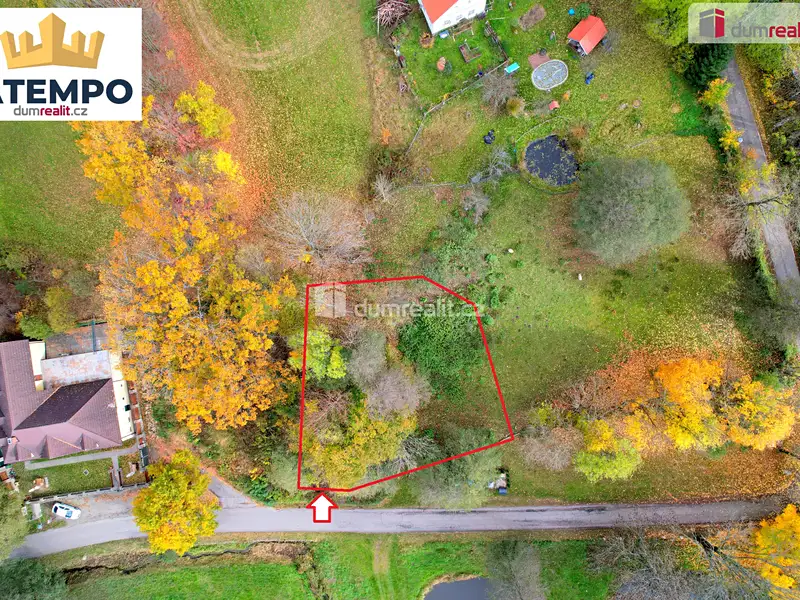 Prodej stavebního pozemku 634 m², Nová Bystřice – náhled fotky 2