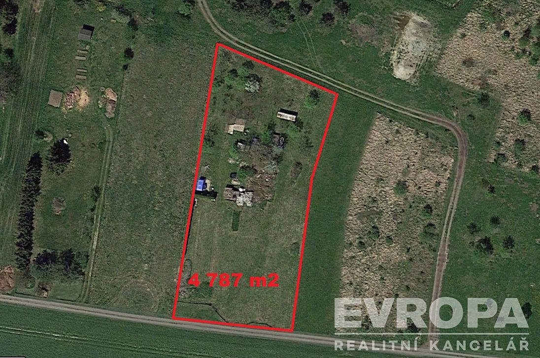Prodej zahrady 4787 m², Bělušice – fotka 1 z 3