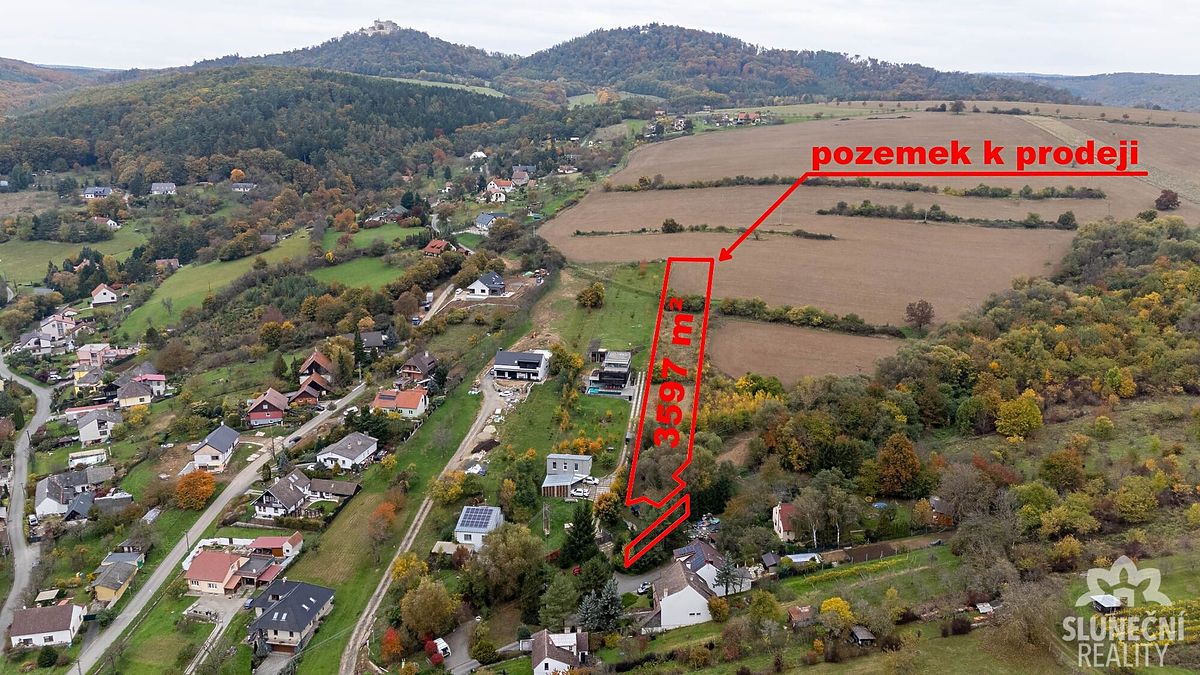 Prodej stavebního pozemku 3597 m²