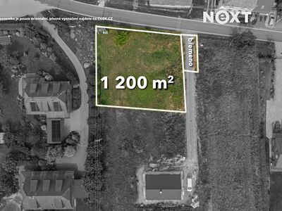 Prodej stavebního pozemku 1200 m²