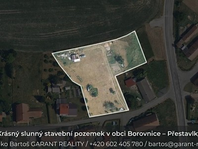 Prodej  stavebního pozemku 3 744 m²