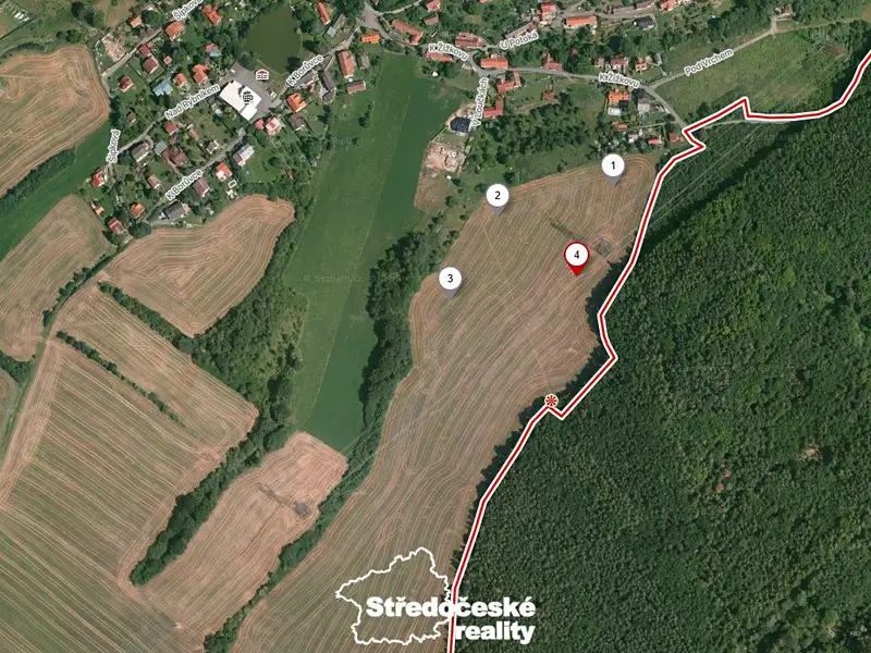 Prodej pole 16183 m², Hvozdnice – náhled fotky 2