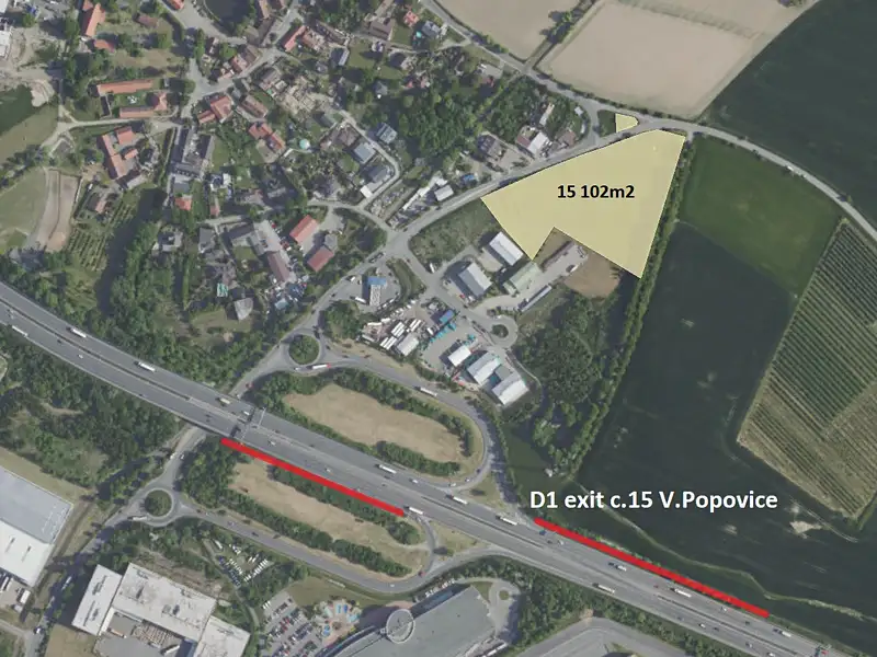 Pronájem komerčního pozemku 15102 m², Strančice – náhled fotky 2