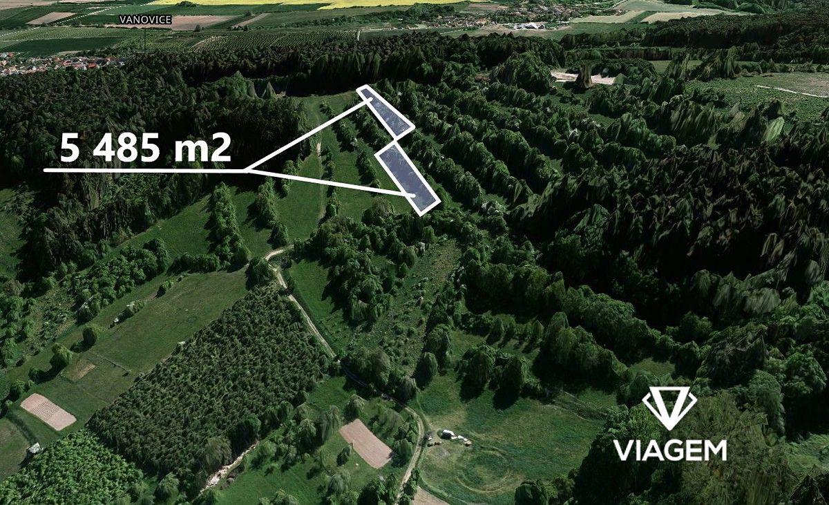 Prodej louky 2410 m², Borotín – fotka 1 z 3
