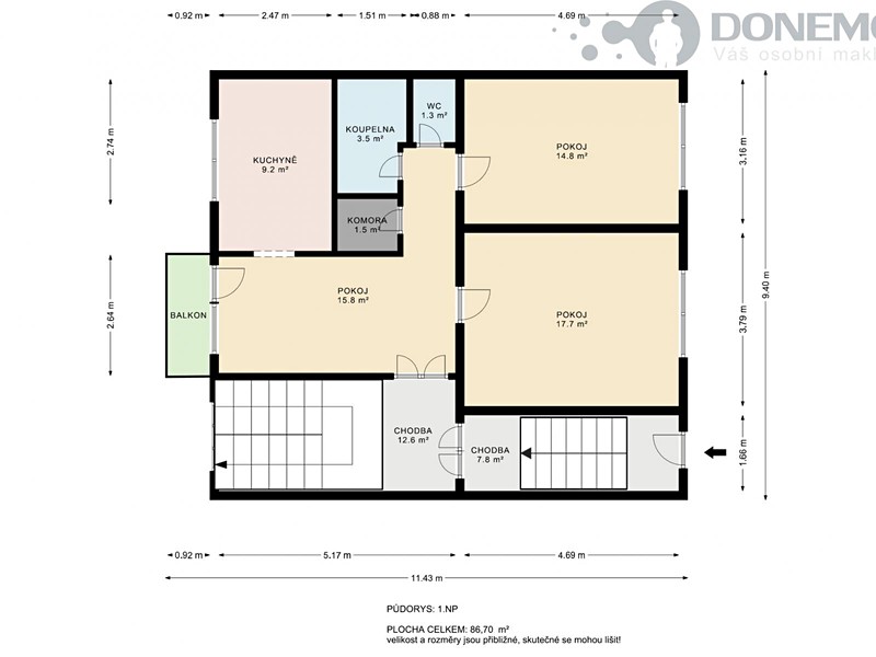 Prodej činžovního domu 196 m² – pohled 4