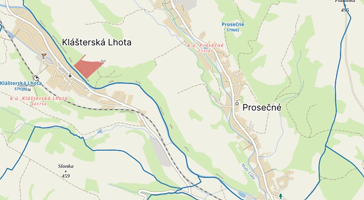 Prodej lesa 33835 m²