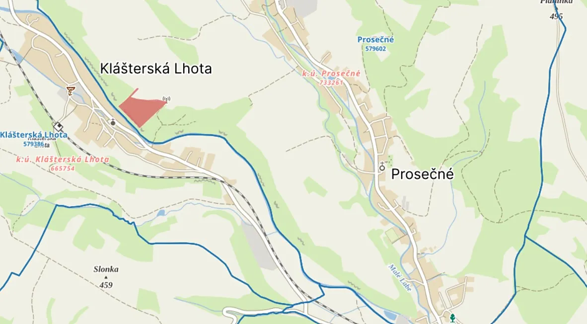 Prodej lesa 33835 m²