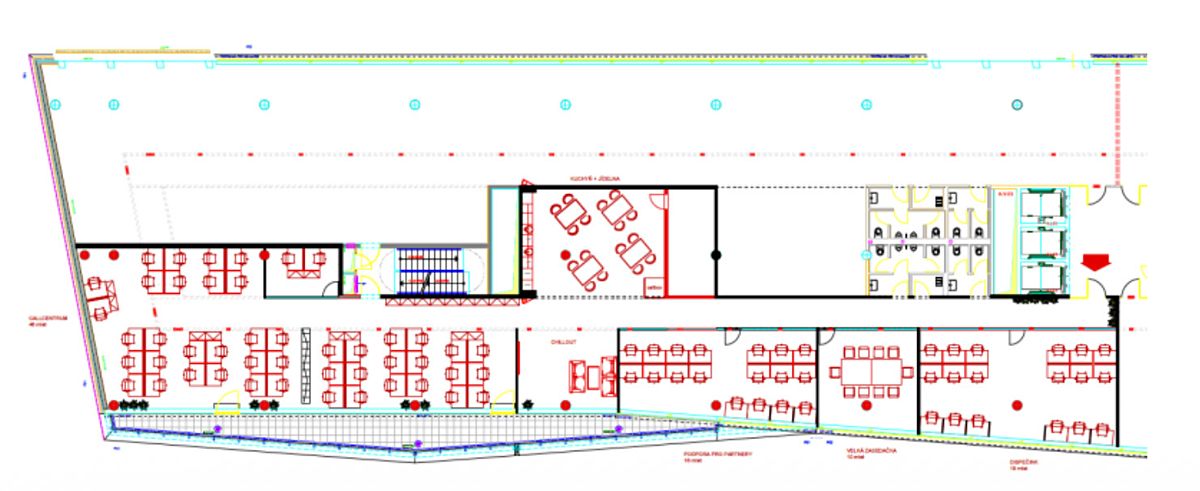 Pronájem kanceláře 514 m² – fotografie 3