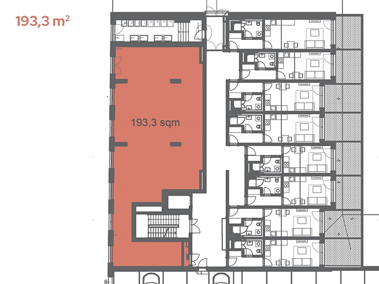 Комерційне приміщення в оренду, 193 м² (2 з 10)