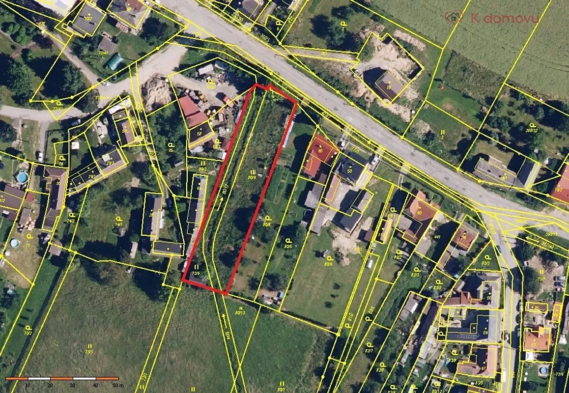 Prodej stavebního pozemku 1860 m²