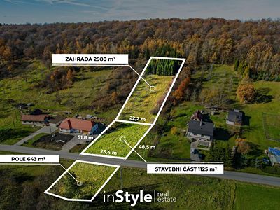 Prodej stavebního pozemku 4748 m²