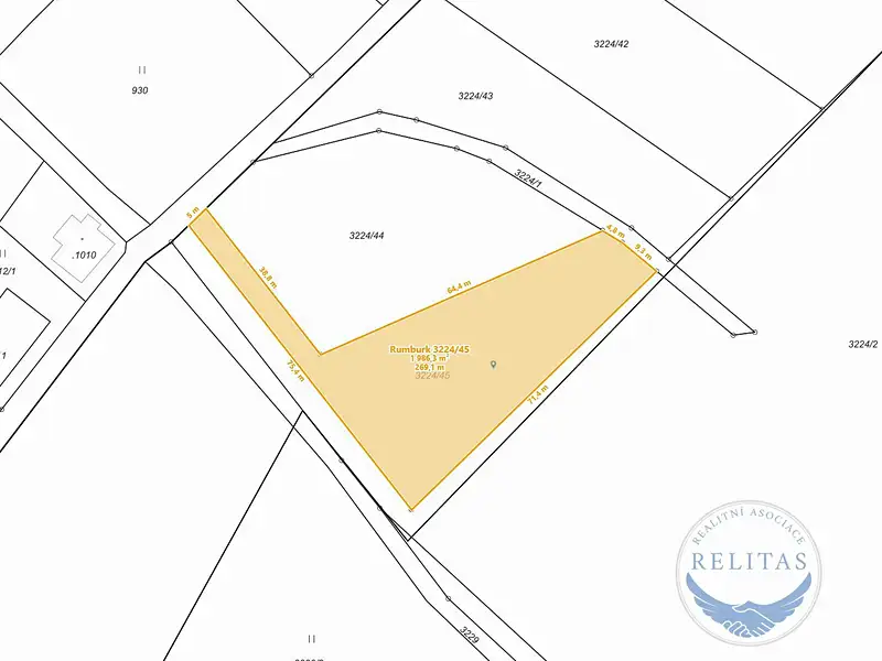 Prodej stavebního pozemku 1986 m², Rumburk – náhled fotky 2