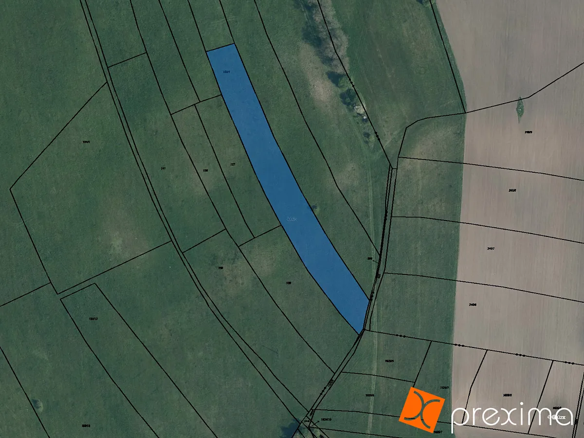 Prodej podílu 1/4 pole 1206 m²