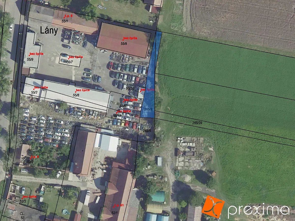 Prodej podílu 1/12 pole 24 m²