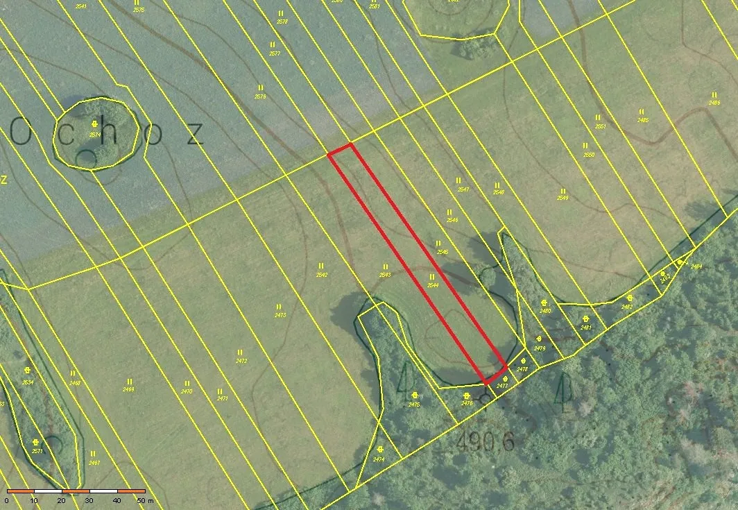 Prodej pole 3556 m²
