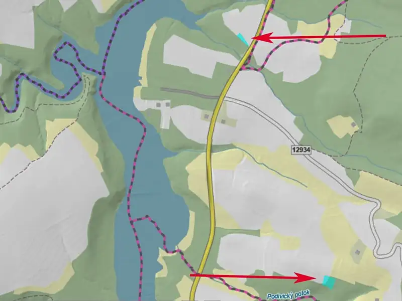 Prodej pole 5707 m², Horní Paseka – náhled fotky 3