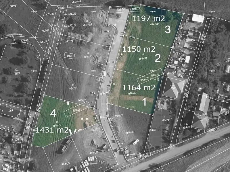 Prodej stavebního pozemku 1150 m², Librantice – náhled fotky 1