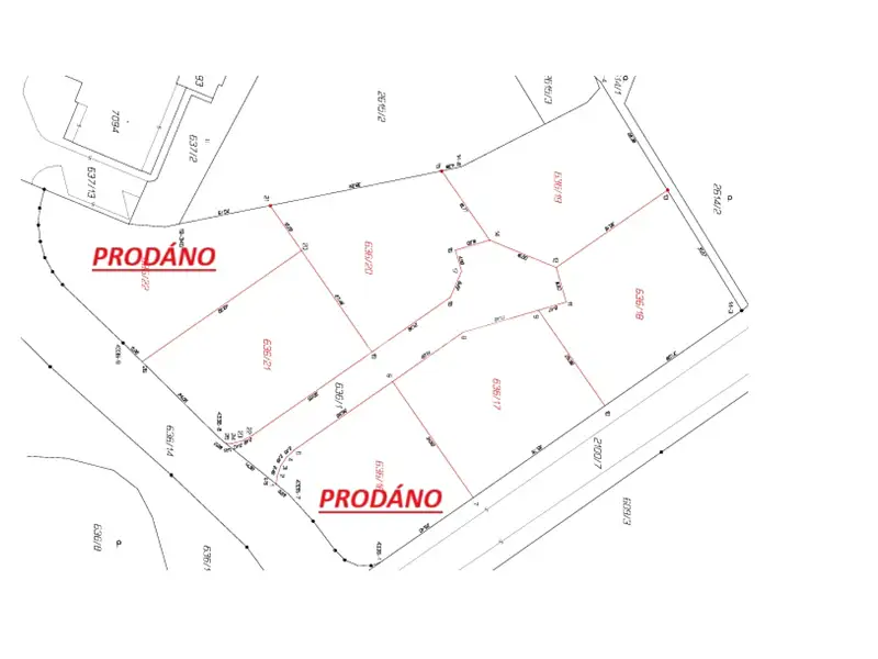 Prodej stavebního pozemku 1207 m², Písek – náhled fotky 1