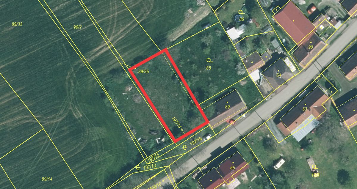 Prodej stavebního pozemku 620 m²
