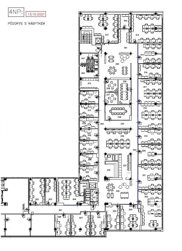 Pronájem kanceláře 100 m² – fotografie 3