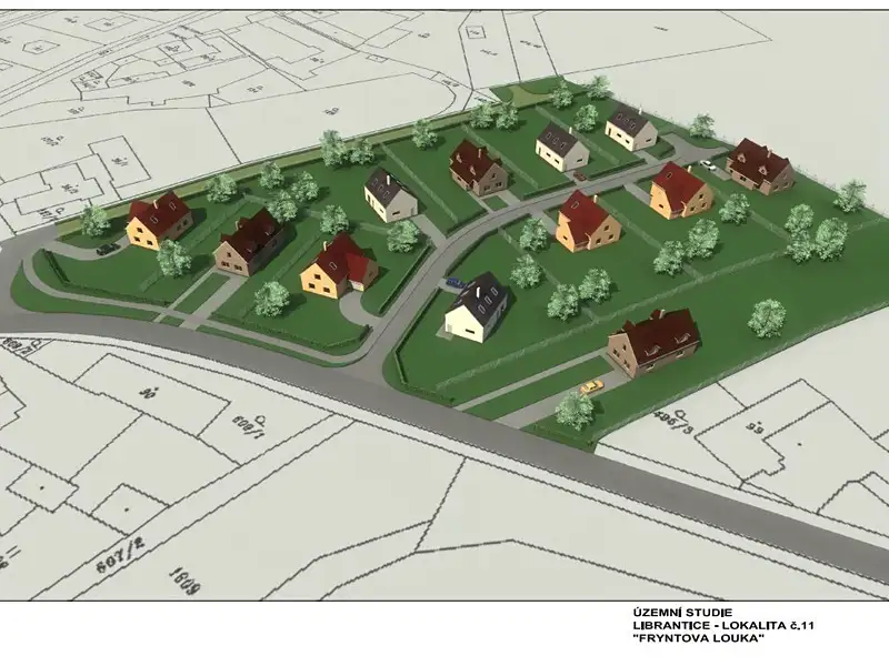 Prodej stavebního pozemku 1150 m², Librantice – náhled fotky 3