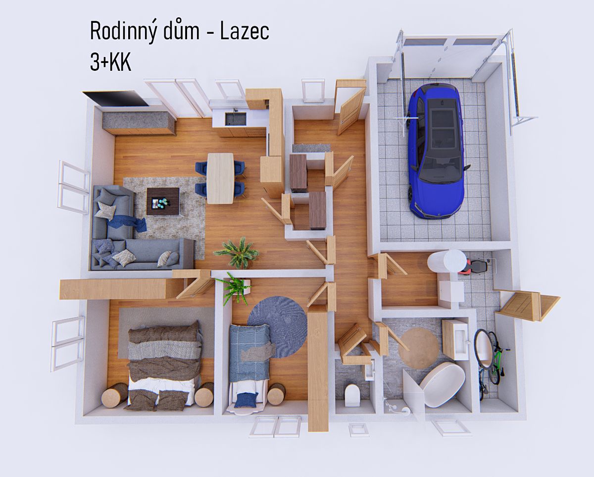 Prodej rodinného domu 100 m², pozemek 940 m² – fotografie 3