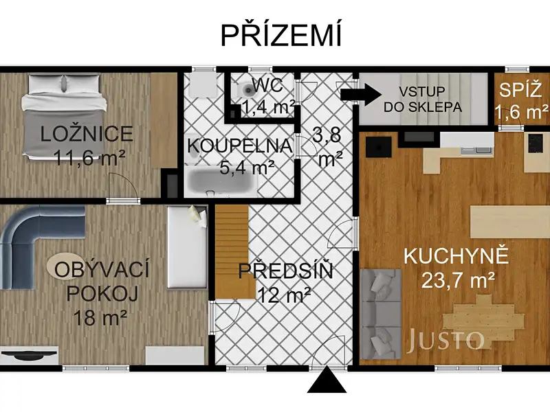Prodej rodinného domu 143 m², pozemek 426 m², Oslov – náhled fotky 2