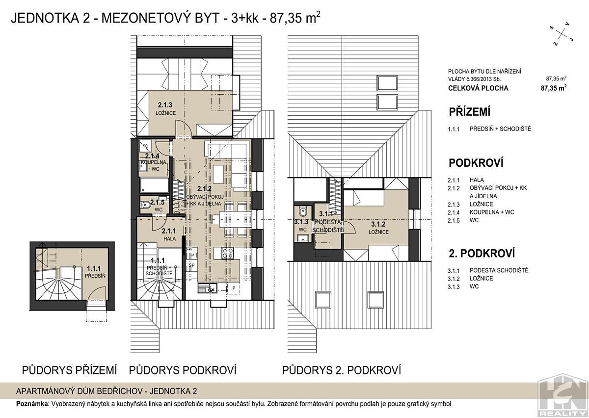 Prodej bytu 3+kk 87 m² – fotografie 5