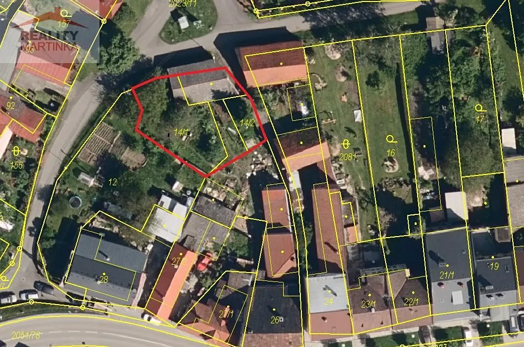 Prodej stavebního pozemku 550 m²