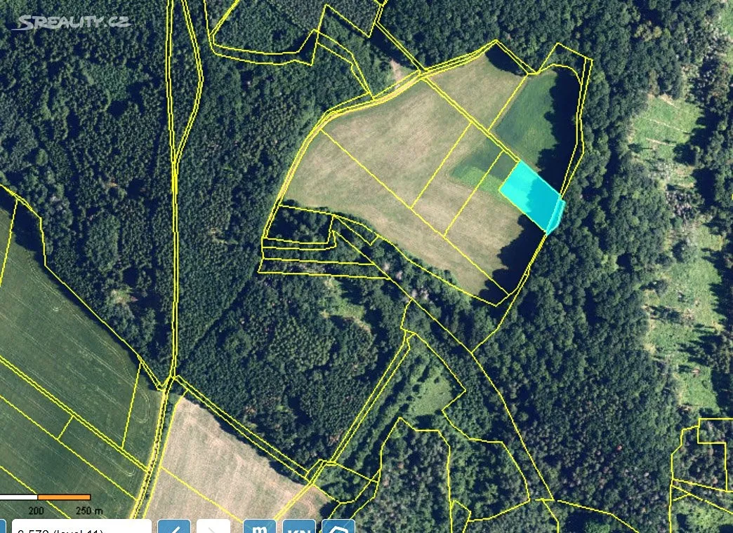 Prodej louky 2158 m², Skalička