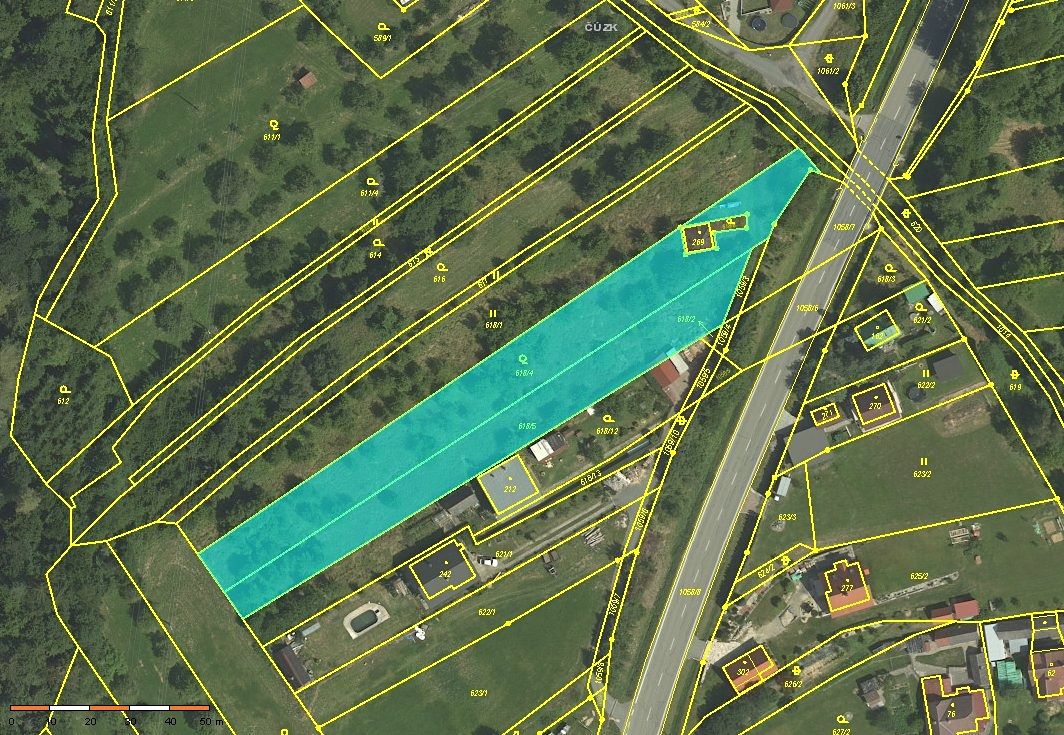 Prodej stavebního pozemku 3802 m²