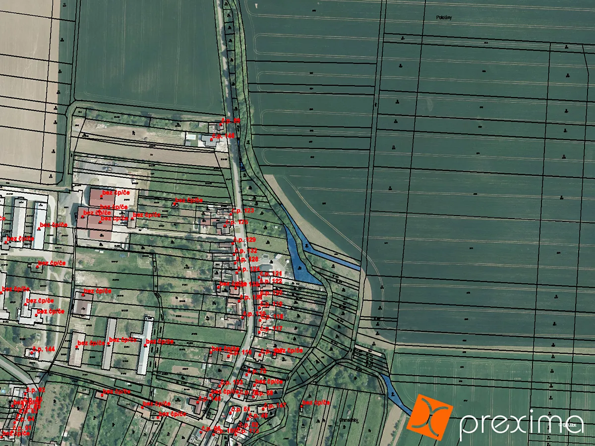 Prodej podílu 1/34 pozemku 65 m²