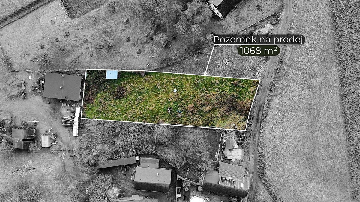 Prodej stavebního pozemku 1068 m²