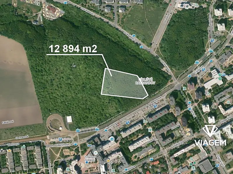 Prodej komerčního pozemku 12894 m², Praha – náhled fotky 1