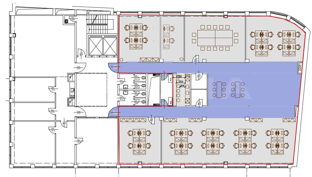 Pronájem kanceláře 150 m² – fotografie 3
