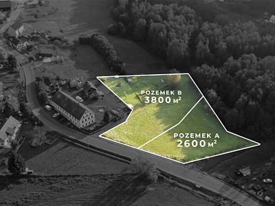 Prodej stavebního pozemku 2600 m²