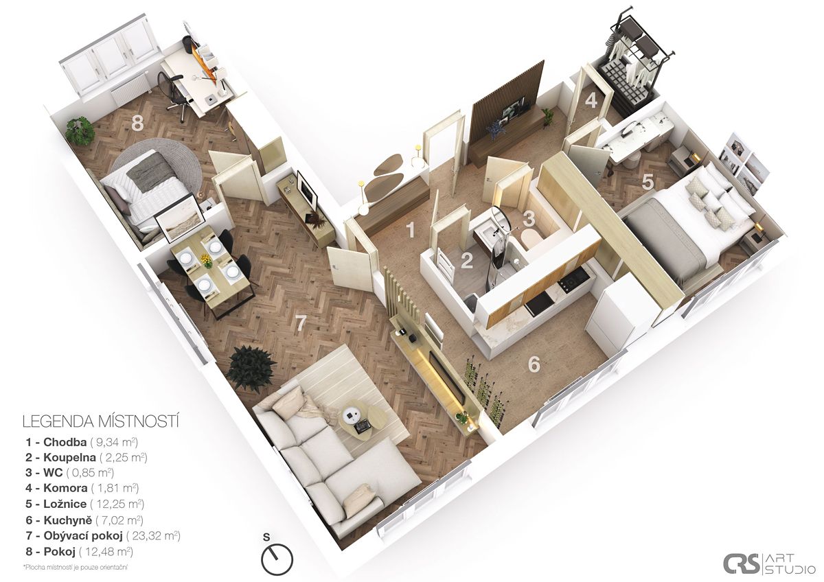 Prodej bytu 3+1 70 m² – fotografie 2