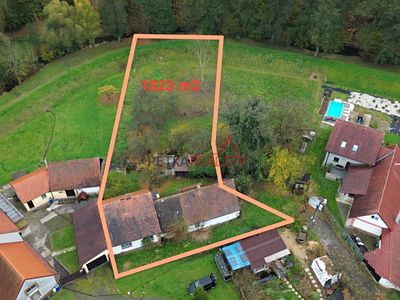 Prodej stavebního pozemku 1823 m²
