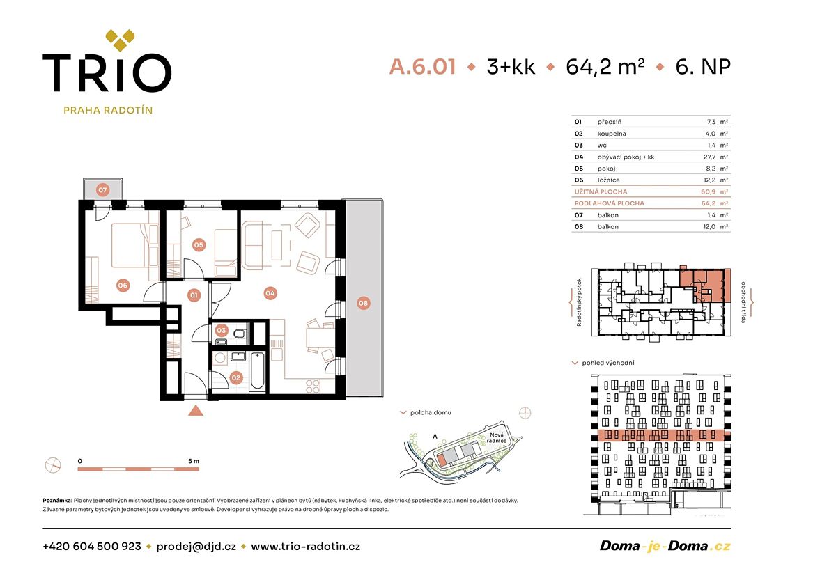 Prodej bytu 3+kk 64 m² – fotografie 2