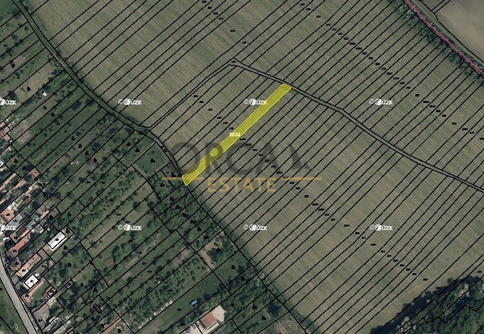 Prodej pole 1222 m², Radějov – fotka 1 z 3