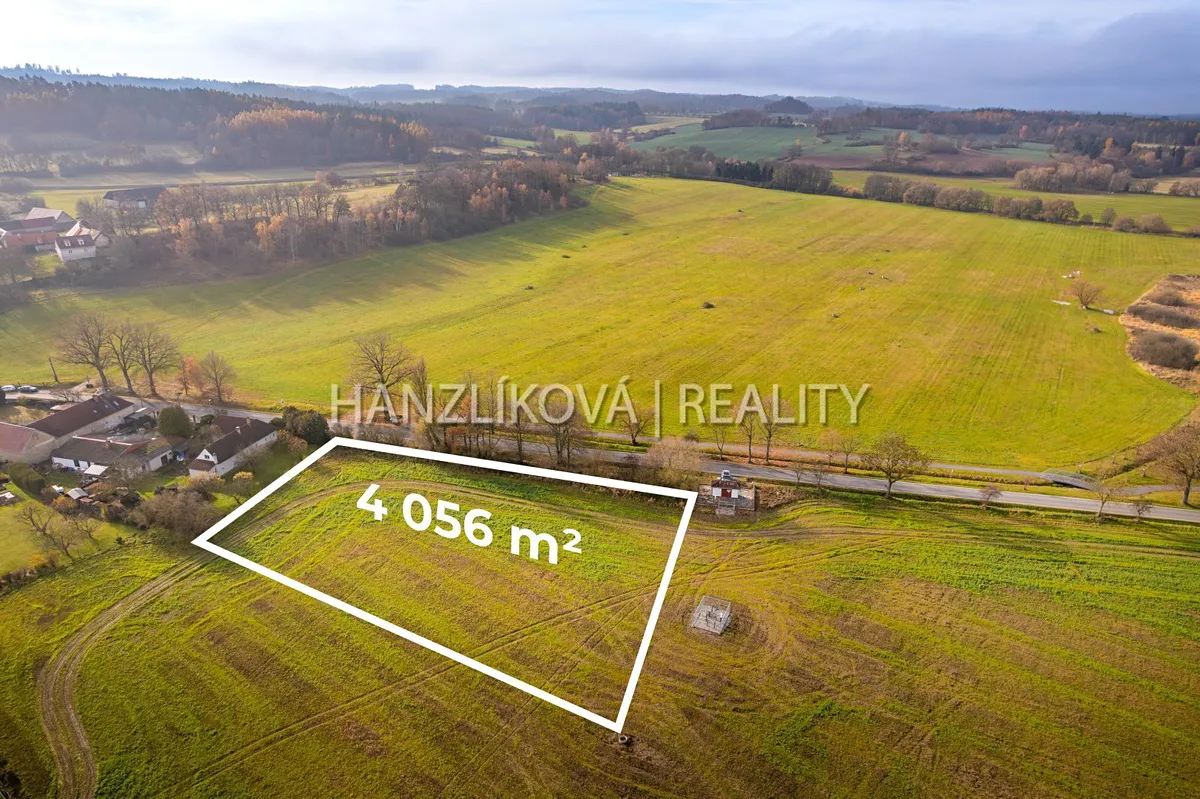Prodej stavebního pozemku 4056 m²