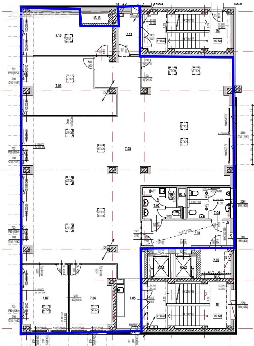 Pronájem kanceláře 299 m² – fotografie 3