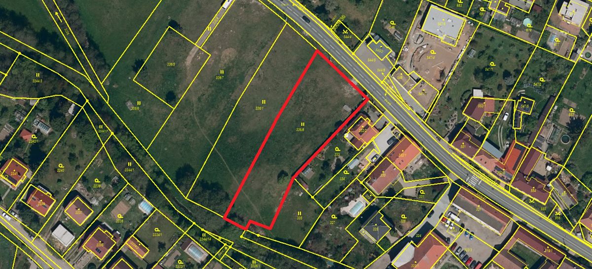 Prodej stavebního pozemku 2678 m²