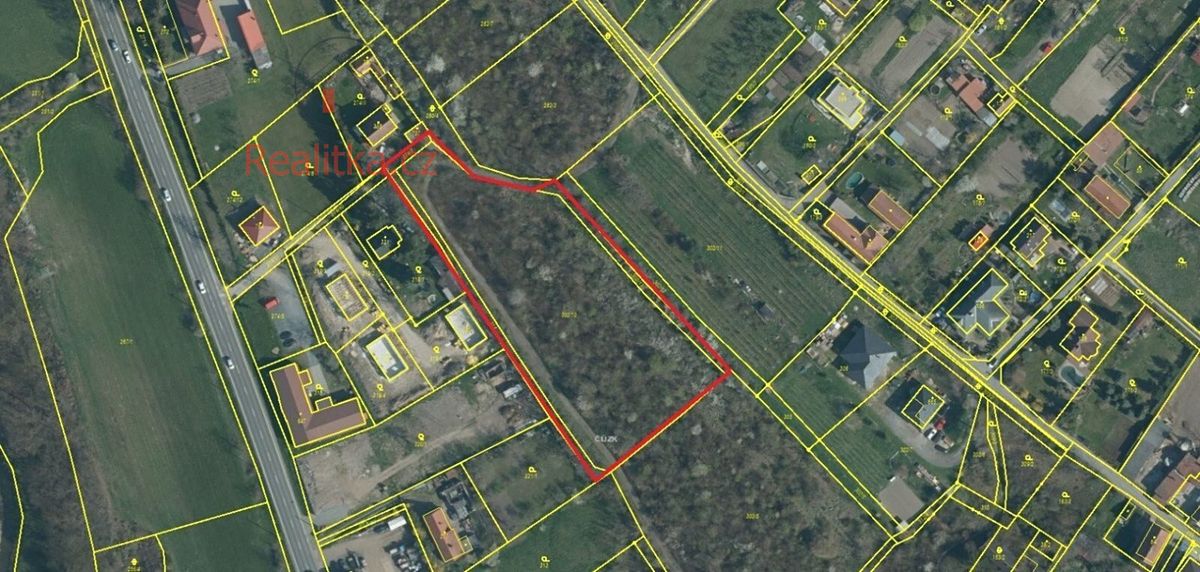 Prodej stavebního pozemku 7065 m², Kly – fotka 1 z 3