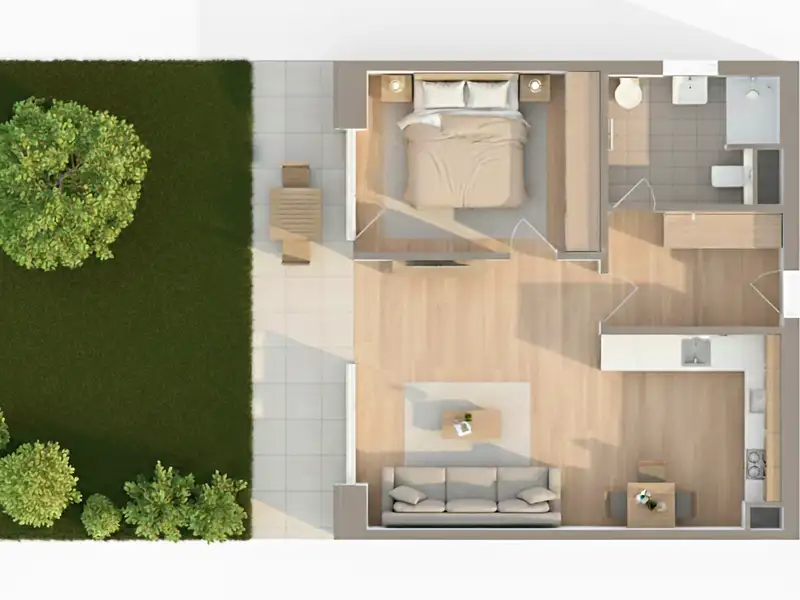 Prodej bytu 2+kk 53 m², Hradec Králové – náhled fotky 3
